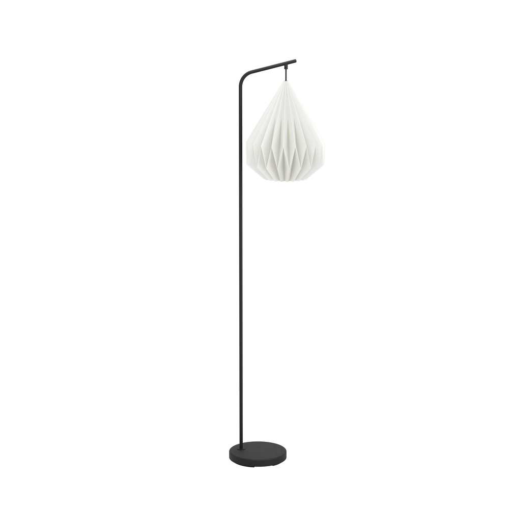 Floor lamp Minting with white hood