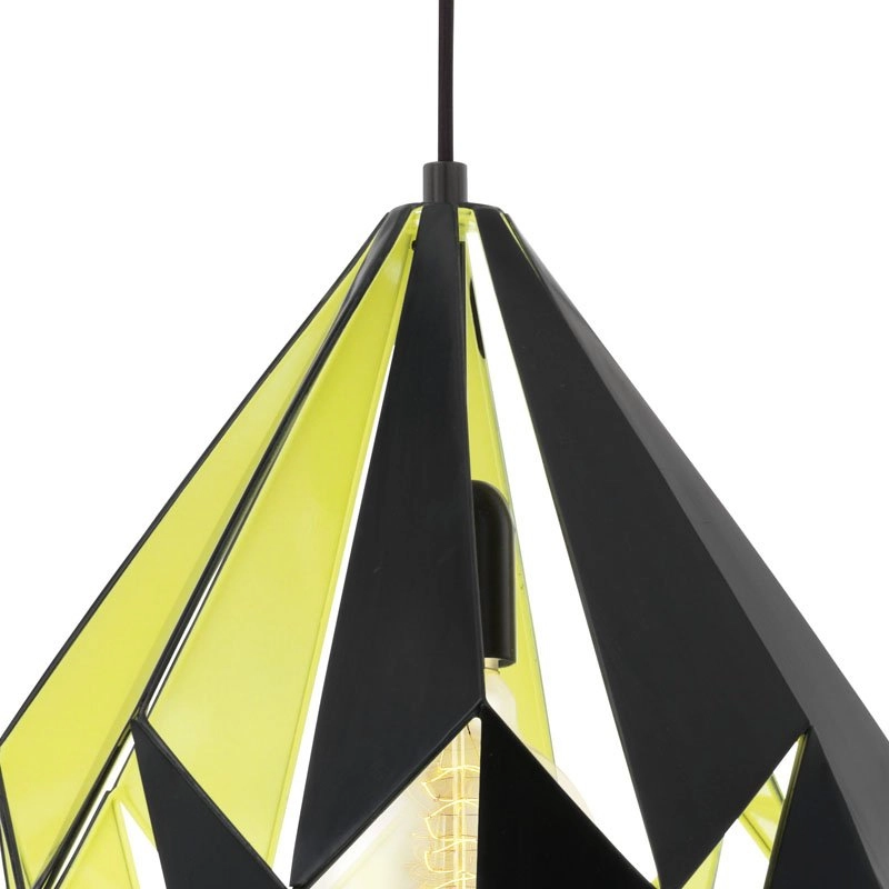 Pendant lamp Carlton 1 31cm black with green copper Eglo 9002759492564