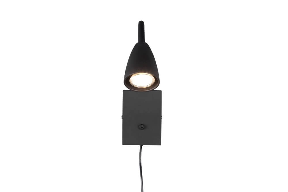 Flexible reading lamp Wanda Black Trio 4017807524079