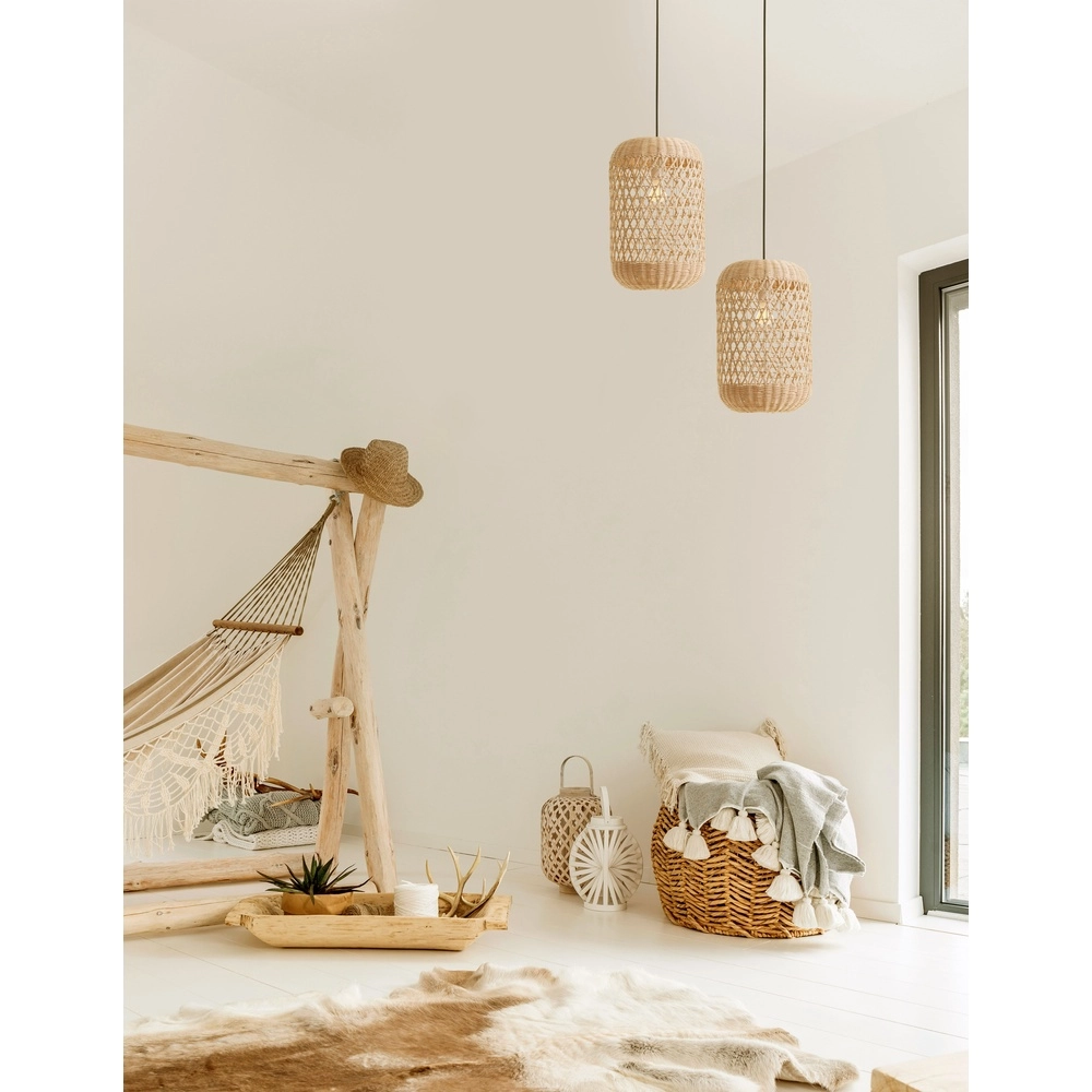 Rattan pendant lamp Aurora Ø 24.5cm Lyora 5212017416575