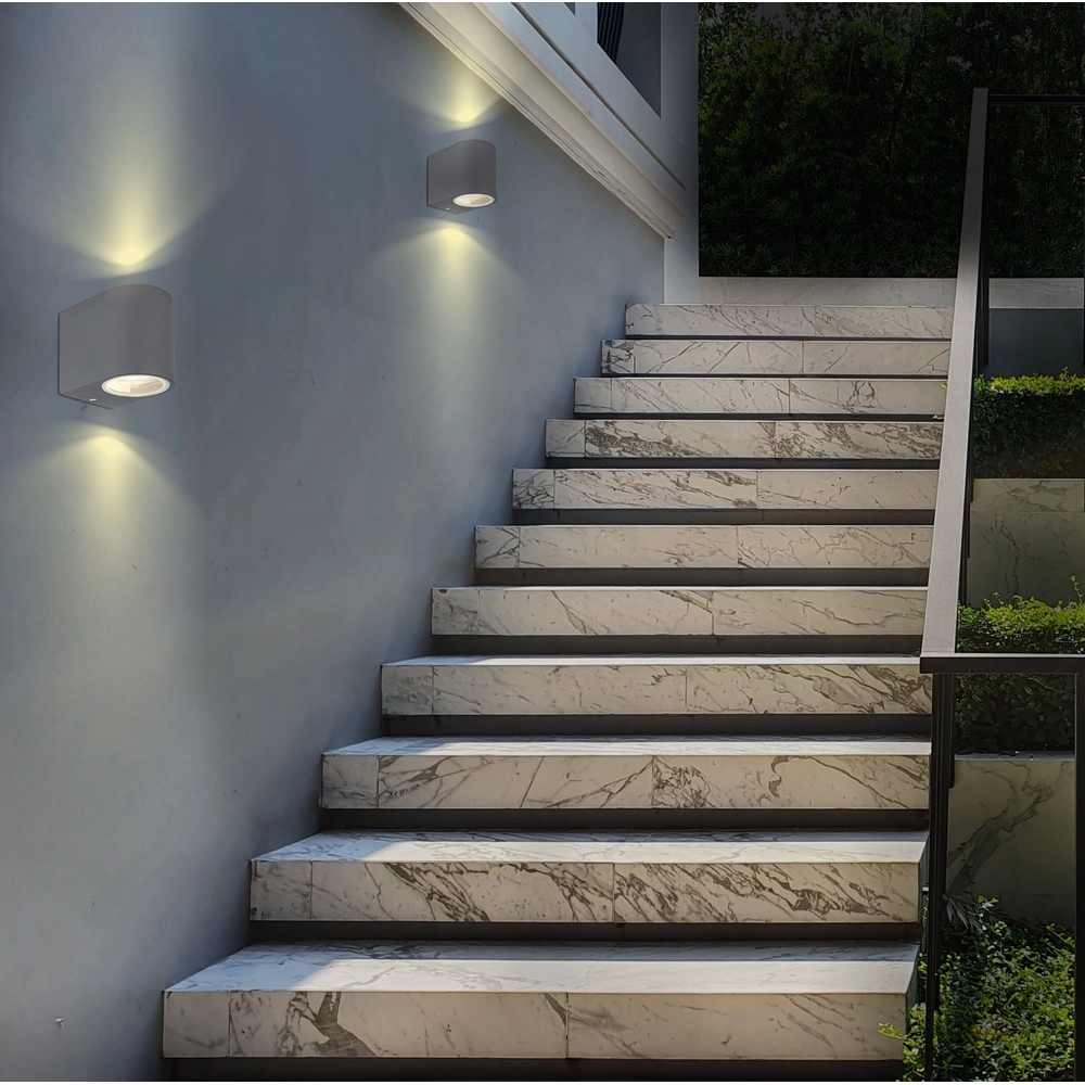 Sleek surface-mounted spot Veronika Down anthracite Globo 9007371428052