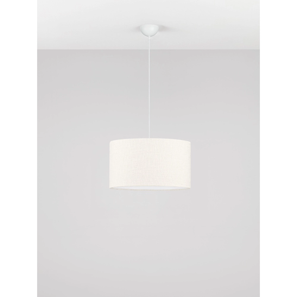Linen pendant lamp Karen Ø 40cm Lyora 5212017493958