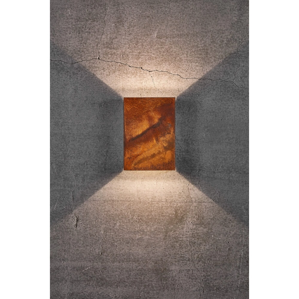Wall lamp rust brown Fold Wide design Nordlux 5704924001987