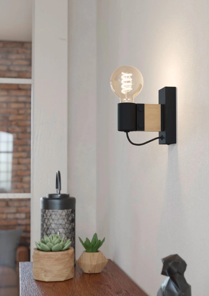 Wooden wall lamp Bailrigg Eglo 9002759439033