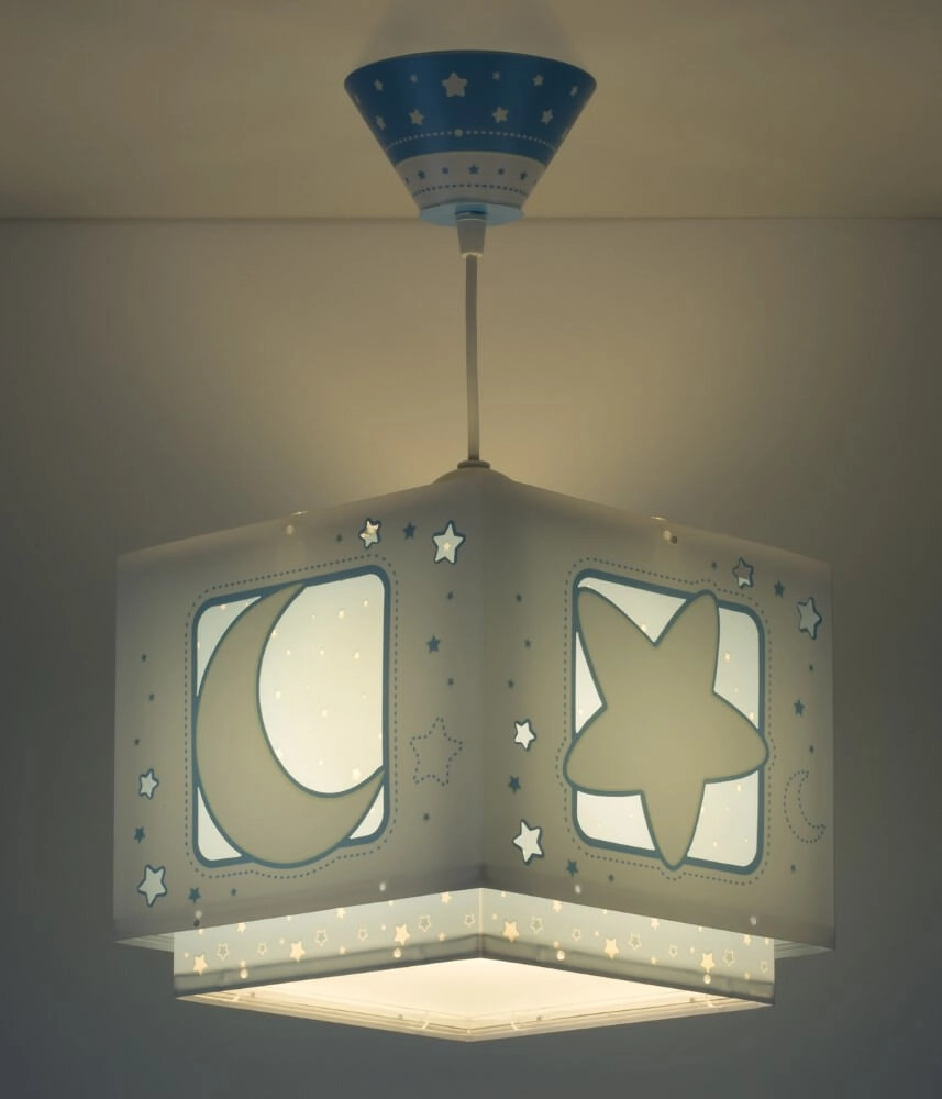 Children's room pendant lamp Moonlight blue Dalber 8420406632322