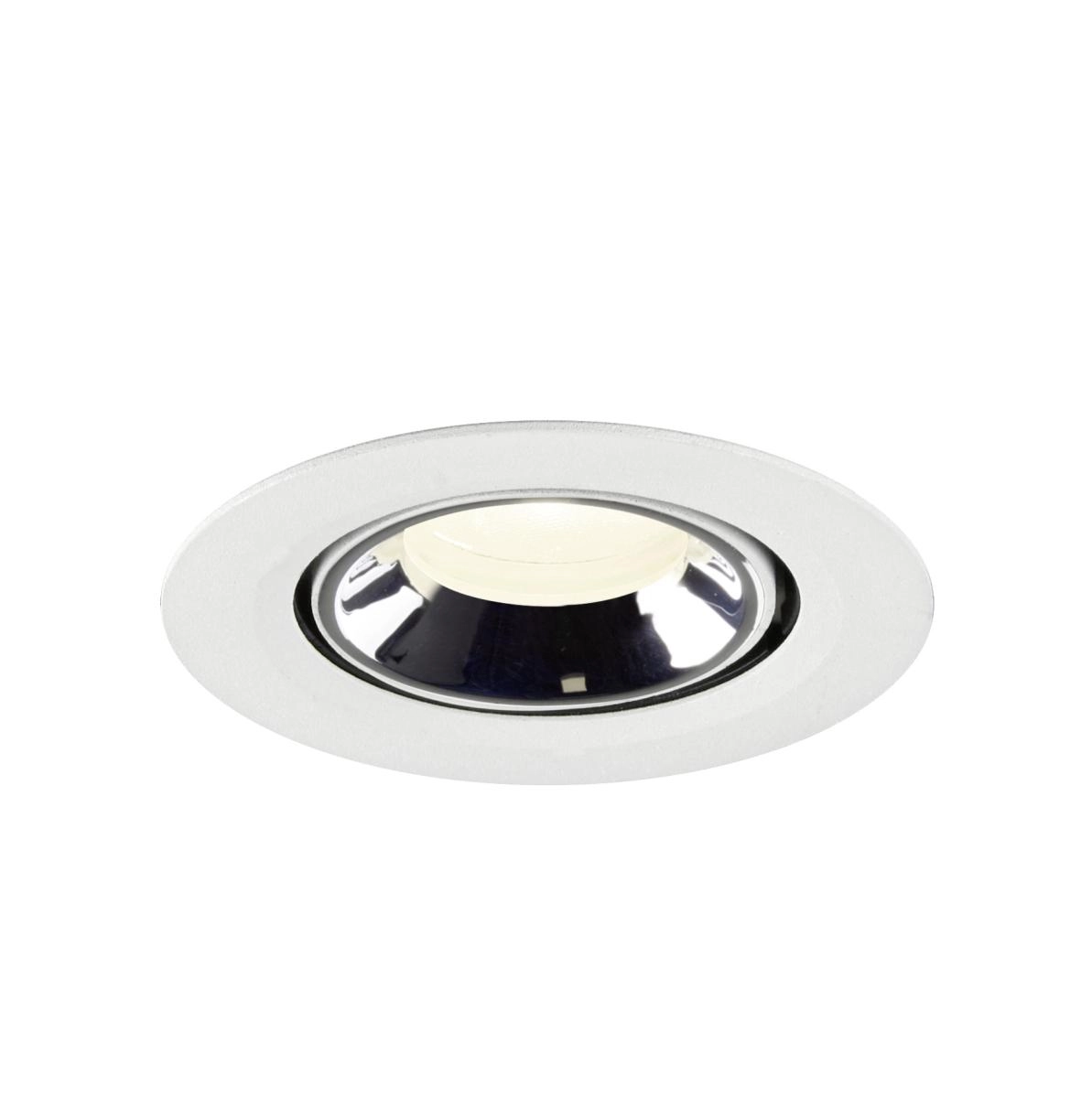 Recessed spotlight Numinos Gimble XS white/chrome 4000K - 20deg SLV 4024163306812