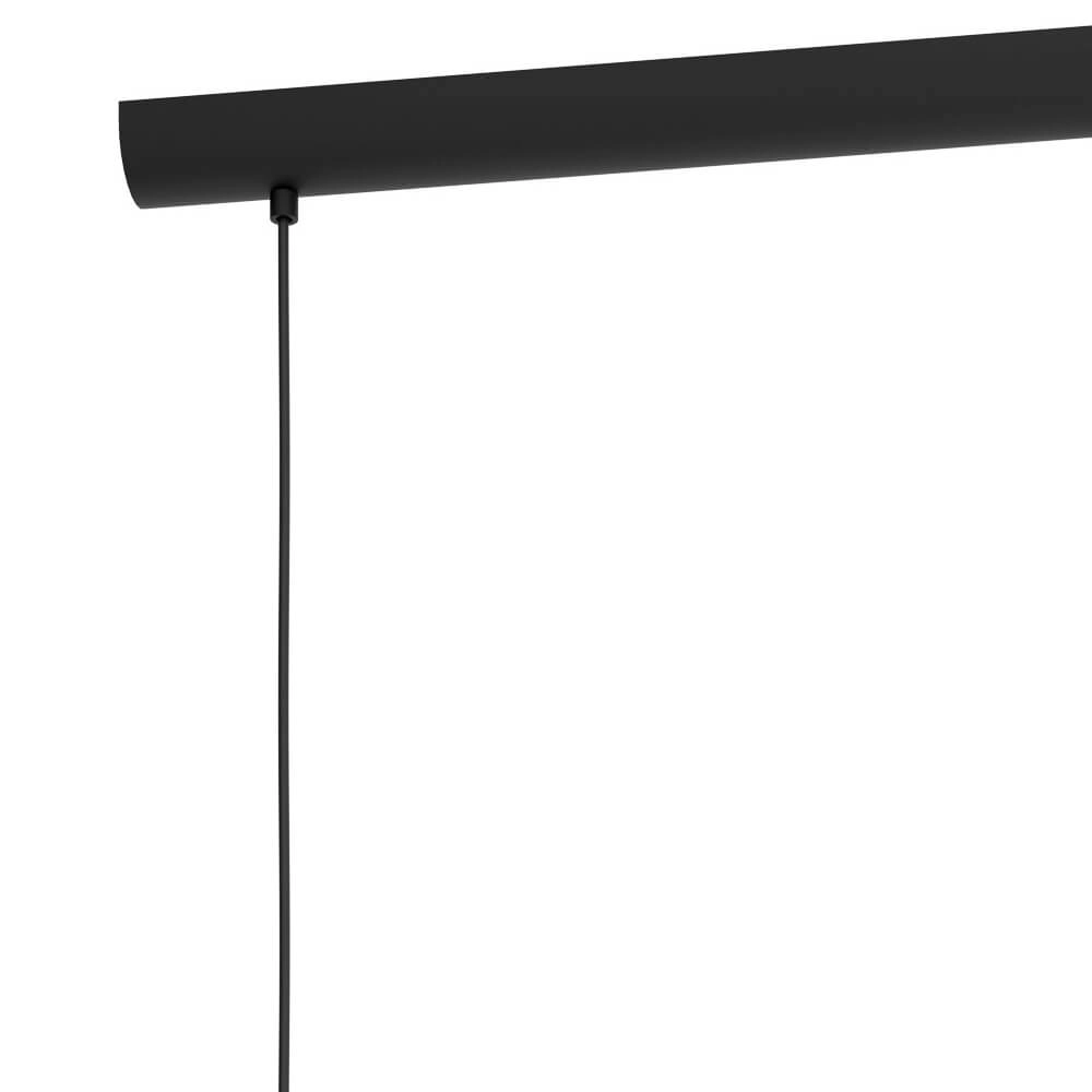 Pendant lamp Vernham with smoke glass Eglo 9002759434830