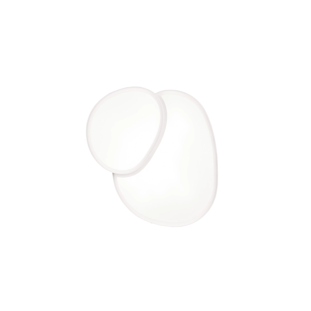 Organic ceiling light Rise 43.5cm white Trio 4017807600575