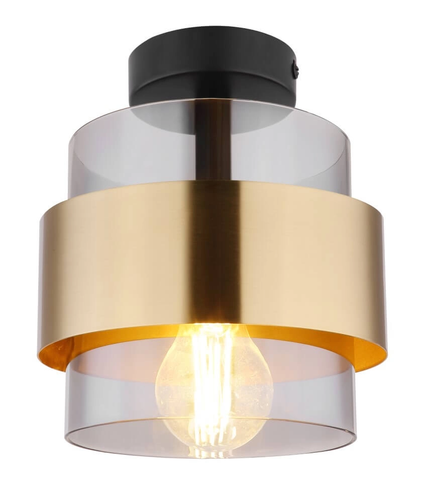 Ceiling light Milley black with gold