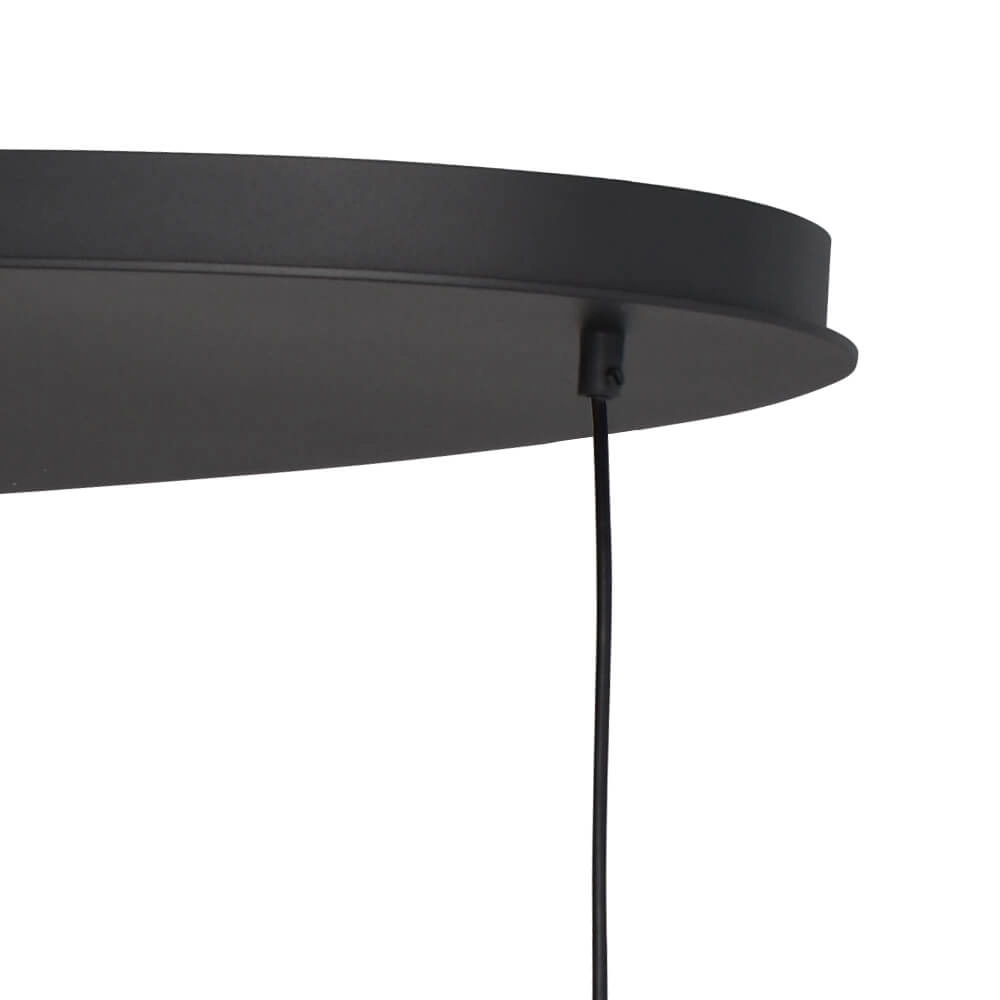 Hanging lamp Lazise 2 6x Ø 20cm gold with black Masterlight 8718121303925