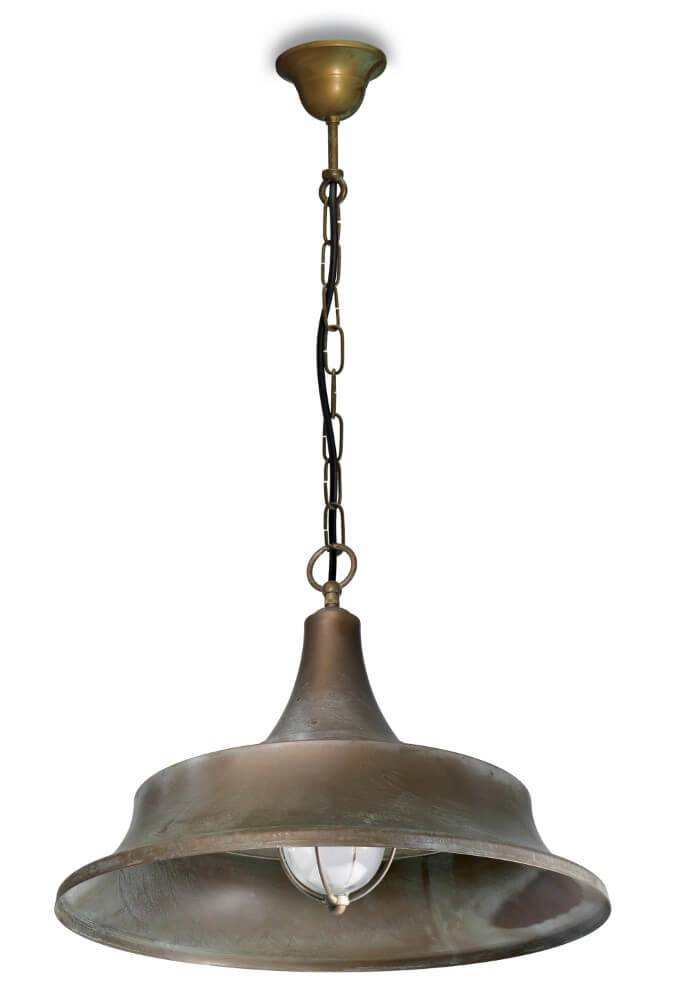 Brass pendant lamp Atelier L - chain