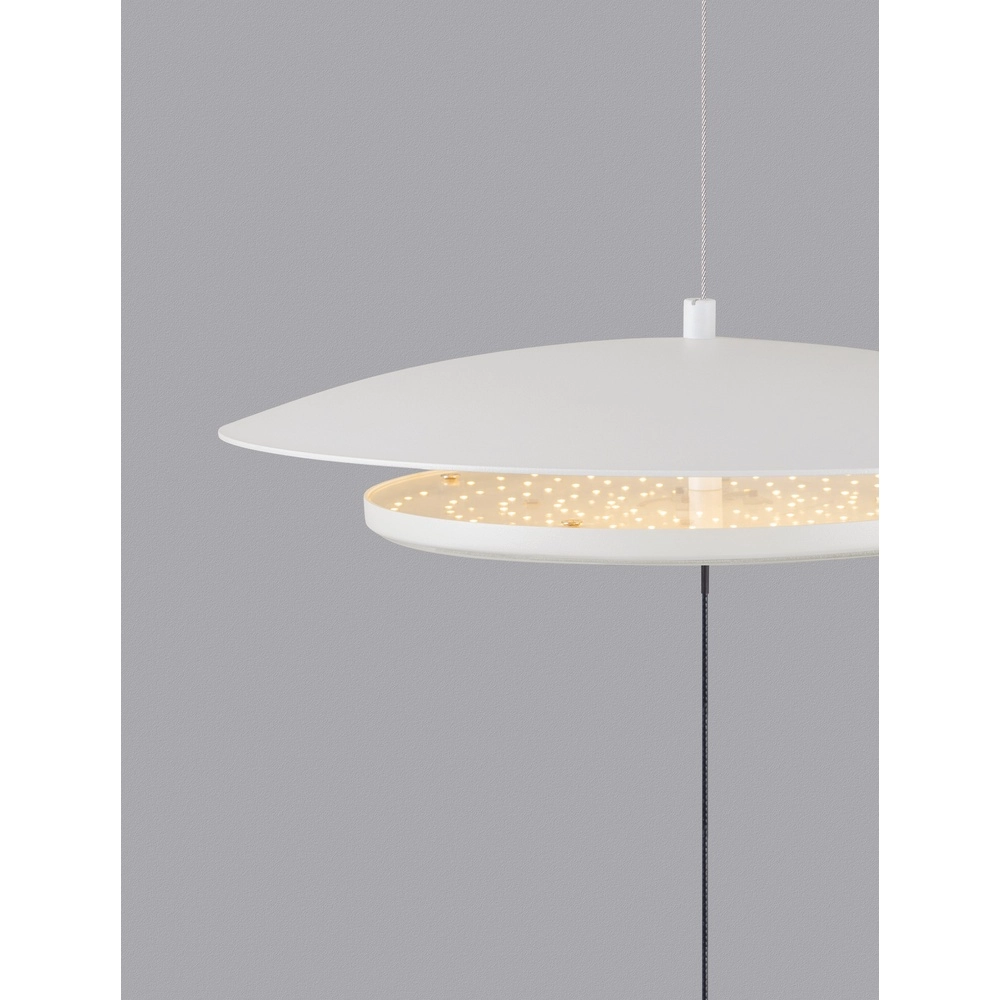 Design floor lamp Olos Ø 35cm white