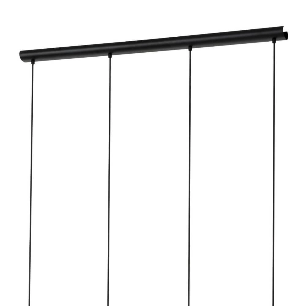Hanging lamp 4-lights Lemorieta black Stars of Light 9002759396862