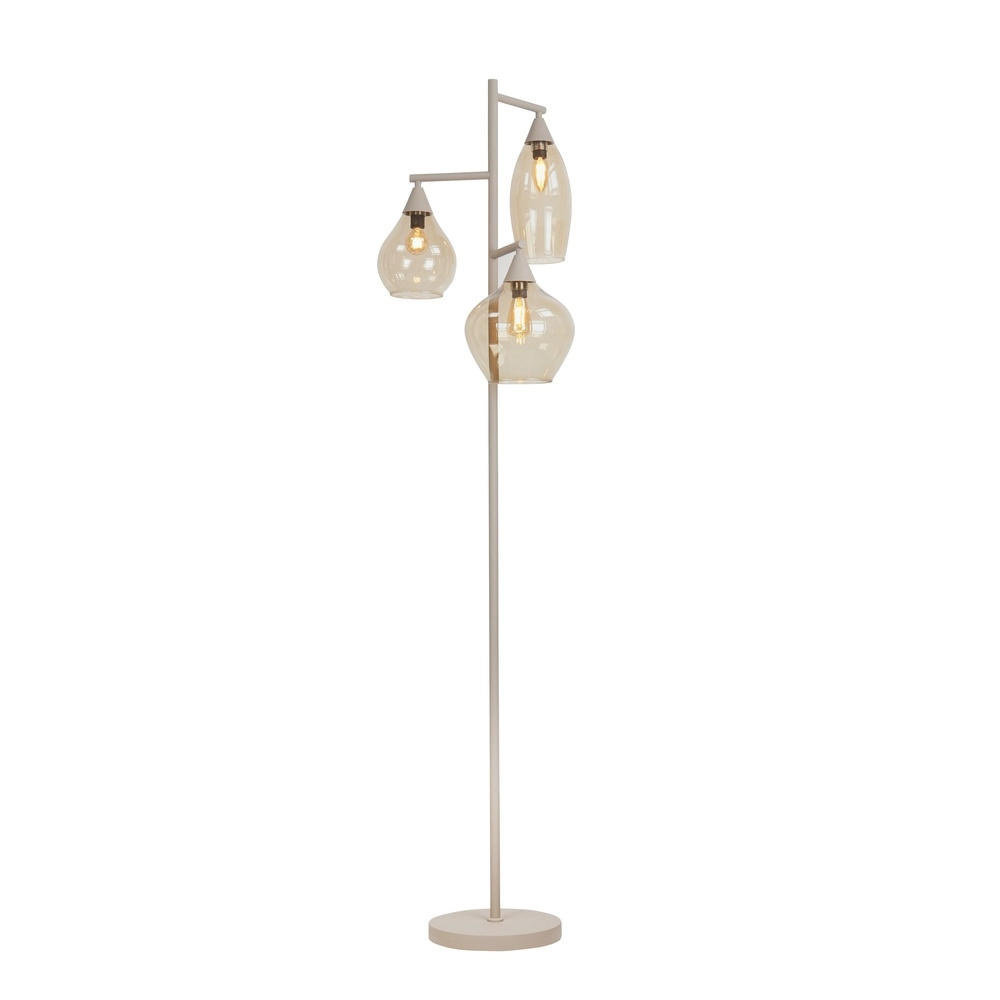 Floor lamp Cambio sand brown