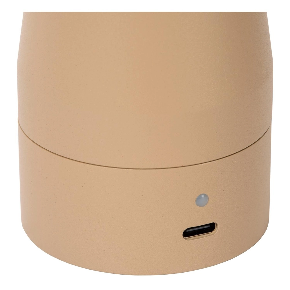Rechargeable table lamp Ipsos taupe Lucide 5411212333988