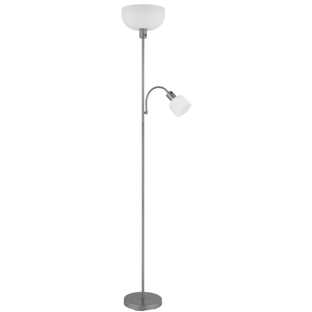 Floor lamp Hinton silver grey Globo 9007371531592
