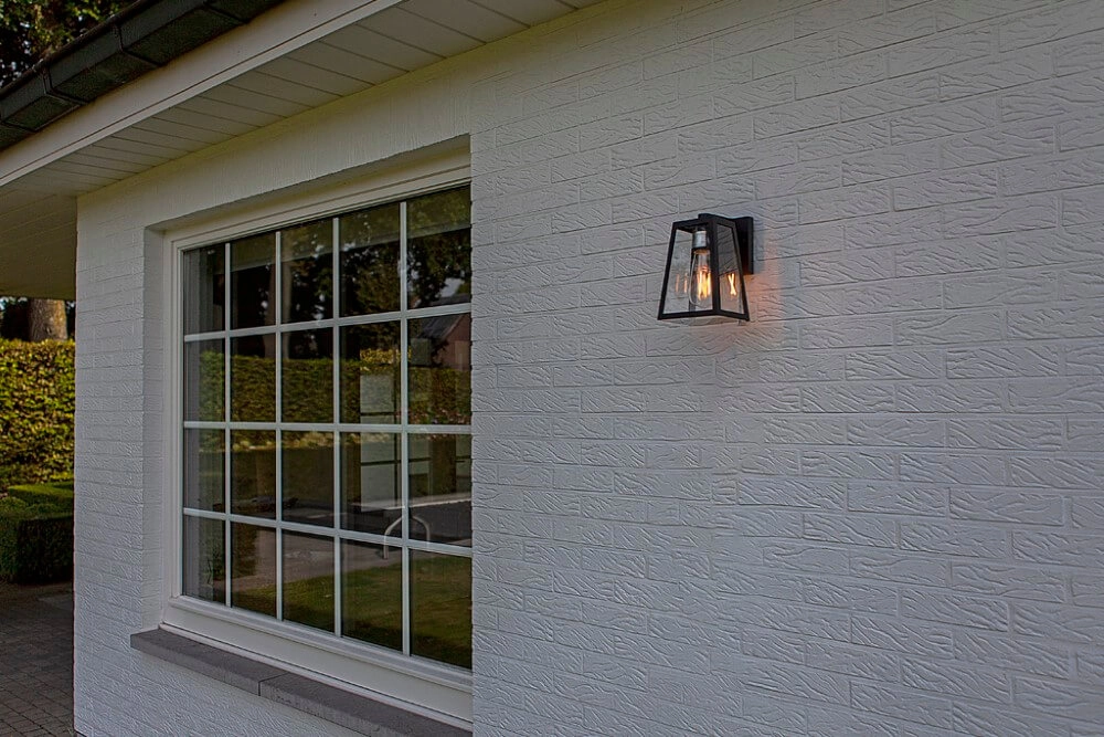 Sleek wall lamp Fia black Lutec 6939412012469