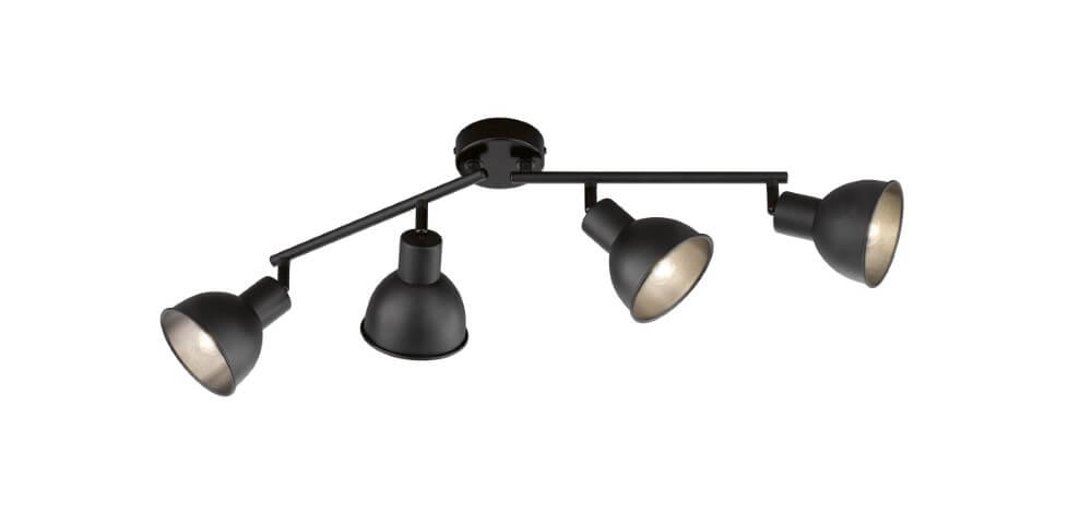Adjustable ceiling spotlight Speedy Matt black