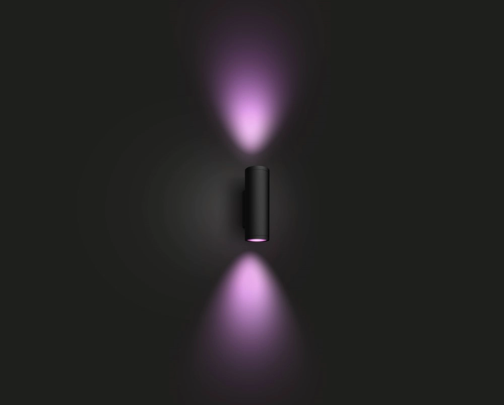Outdoor lamp Up - Down Hue Appear Black Philips 8718696174371
