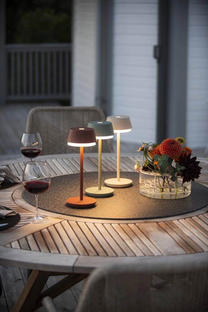 Table lamp Lyon terracotta with RGB function KonstSmide 7318307830965