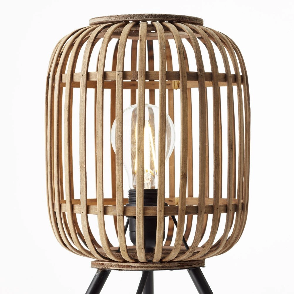 Country Tripod Table Lamp Woodrow Brilliant 4004353347528