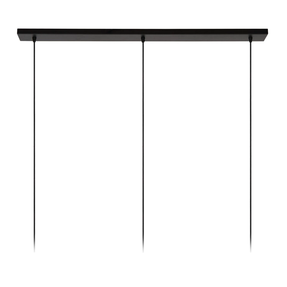 Design pendant lamp Singala 3-light straight gold with white Lucide 5411212251091