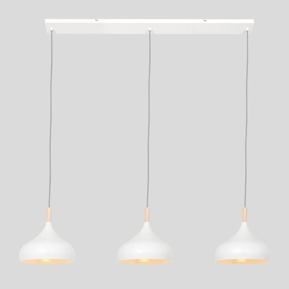 Dining room pendant lamp White Veneer Steinhauer 8712746146745