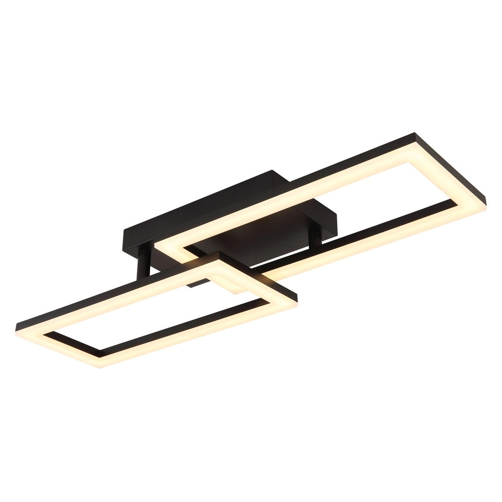 Black design ceiling lamp Sapena 61.4 x 19.5cm