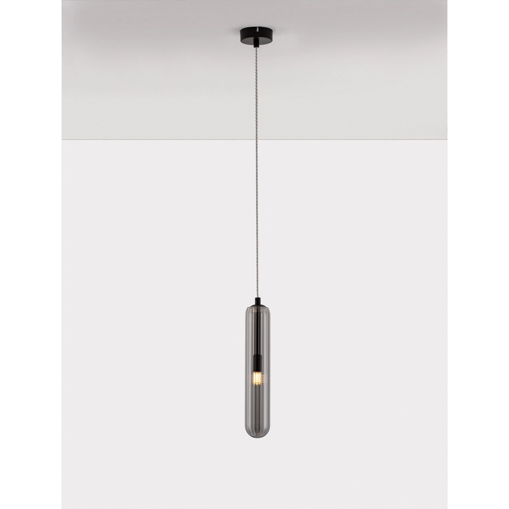 Design pendant lamp Gustave black single Lyora 5212017443298