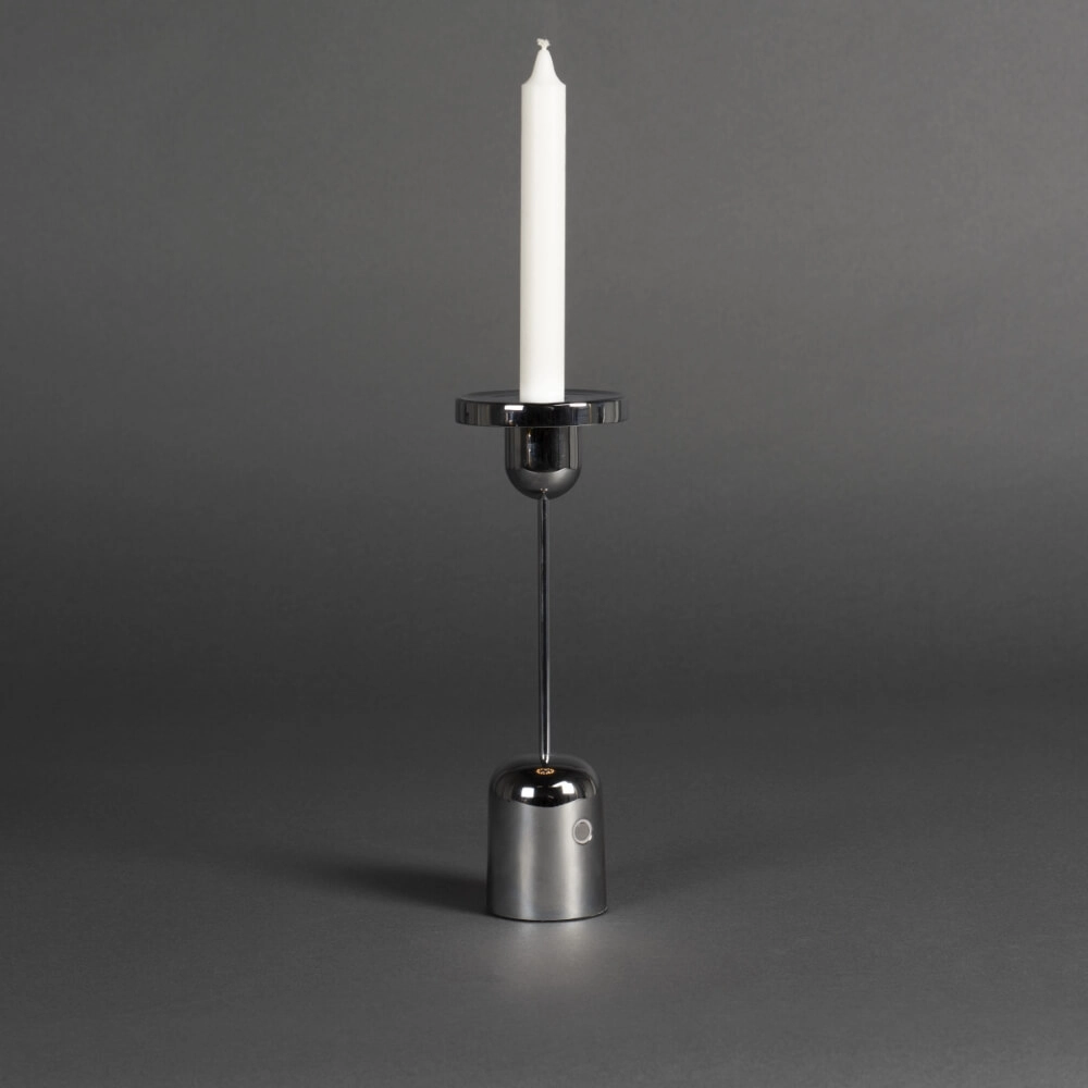 Rechargeable table lamp Cassis Stainless steel for candlestick KonstSmide 7318307832006