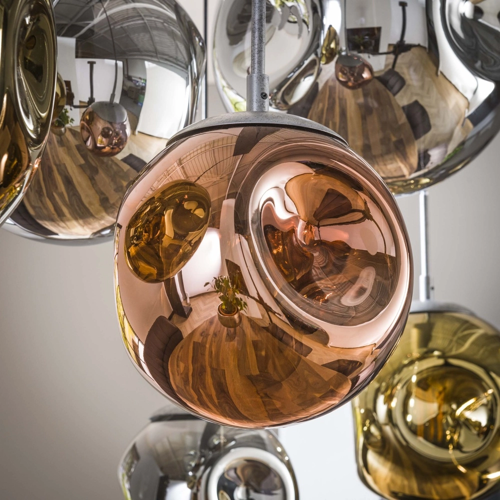 7-light pendant lamp Stellar colored spheres Lyora 8716803511682