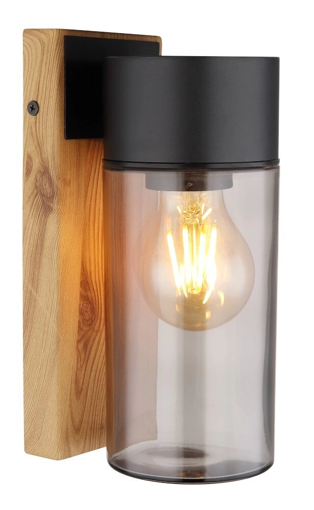 Wood look outdoor lamp Etsi