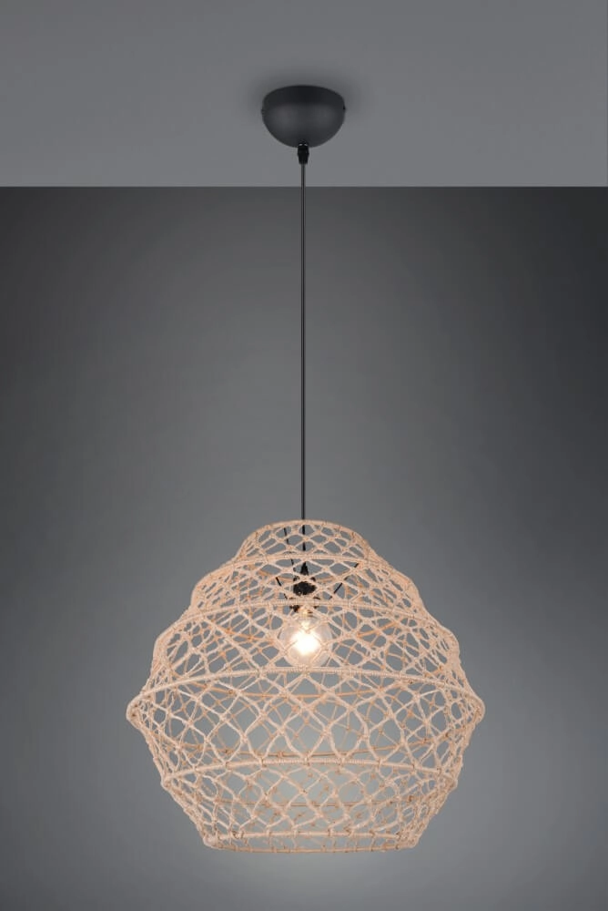 Rattan pendant lamp Hive Ø 60cm Trio 4017807637199