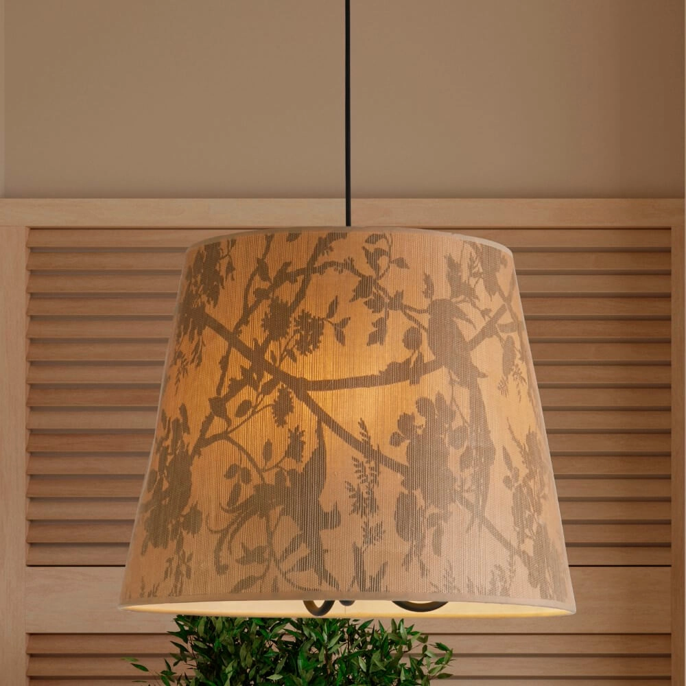 Country Pendant Lamp Isla Ø 45cm Searchlight 5053423273389