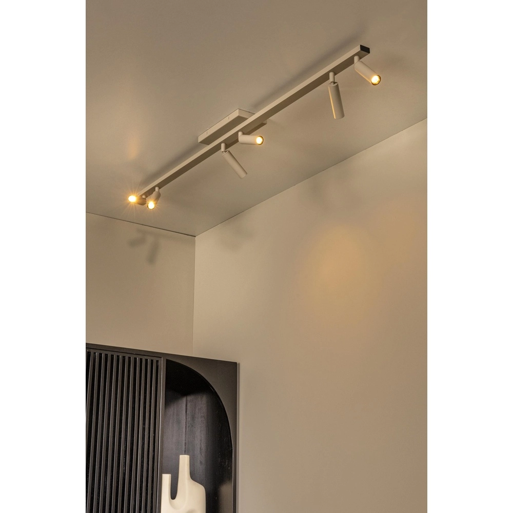 Ceiling spotlight Keoni 6-light taupe Lucide 5411212094230