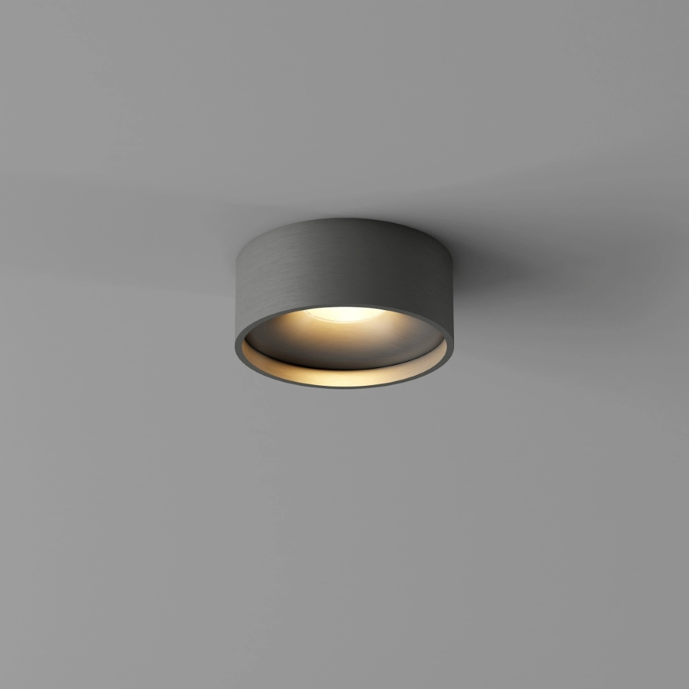 Bathroom ceiling light Oran Ø 12cm - Gun metal Artdelight 8720701103894