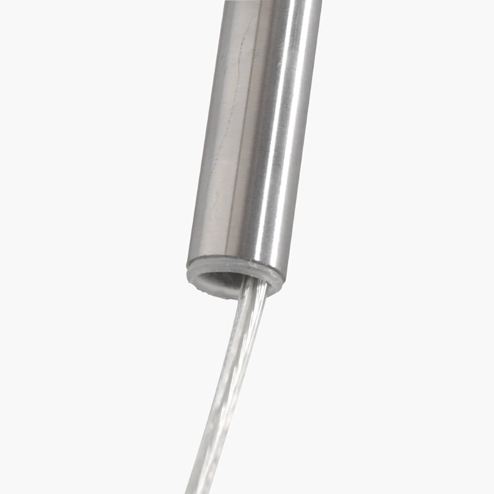 Wall arc lamp Sparkled Stainless steel with blue Steinhauer 8712746147346