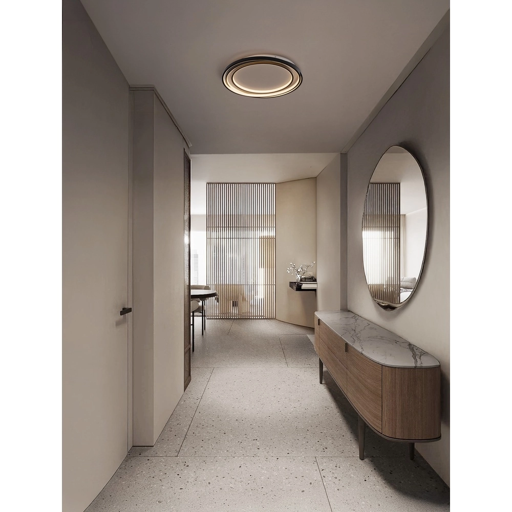Round ceiling lamp Arbor black Ø 54cm Lyora 5212017454935