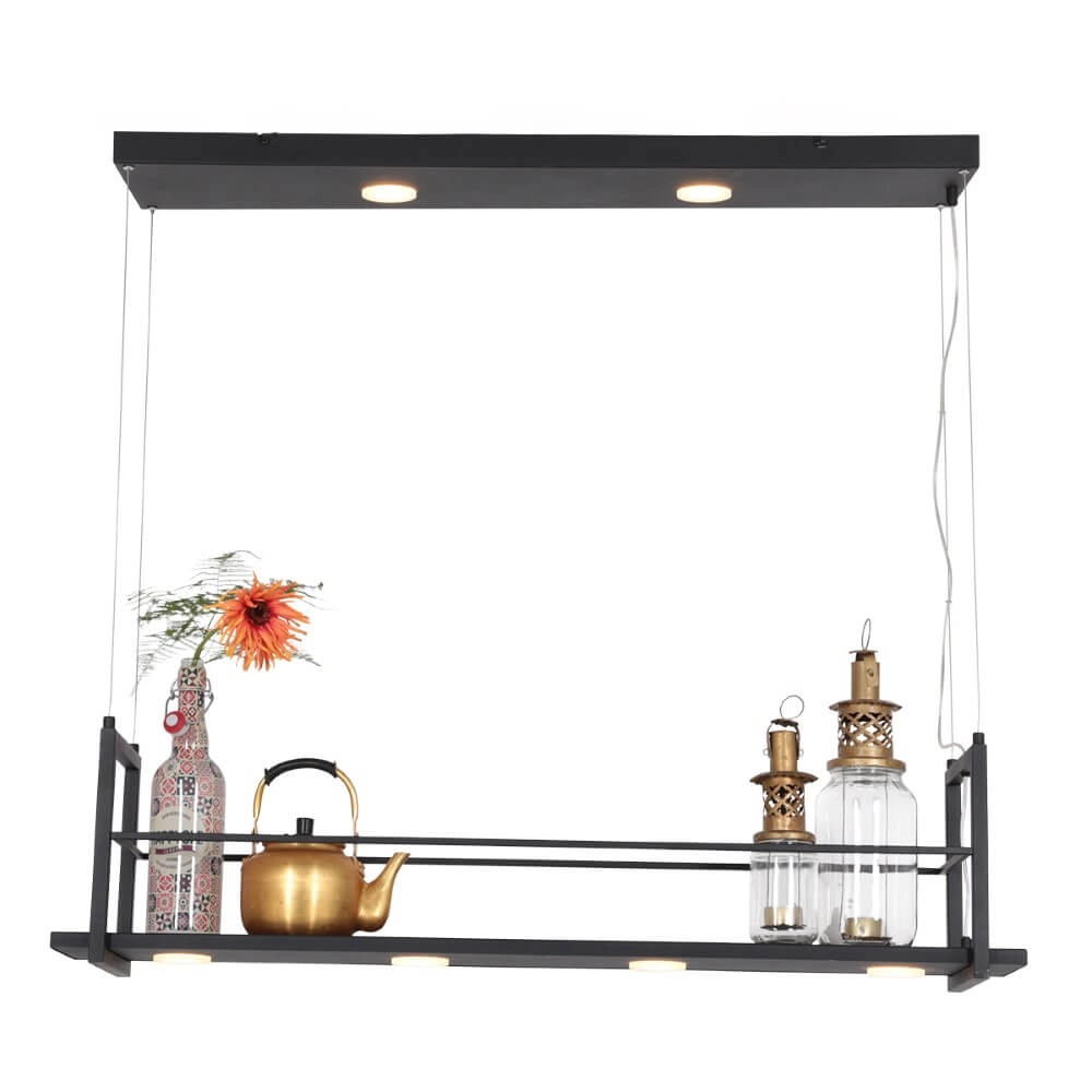 Kitchen hanging lamp Tor black Steinhauer 8712746148282
