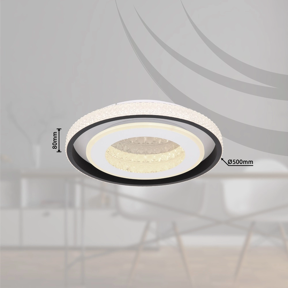 Ceiling light Lucky white with black Globo 9007371419920