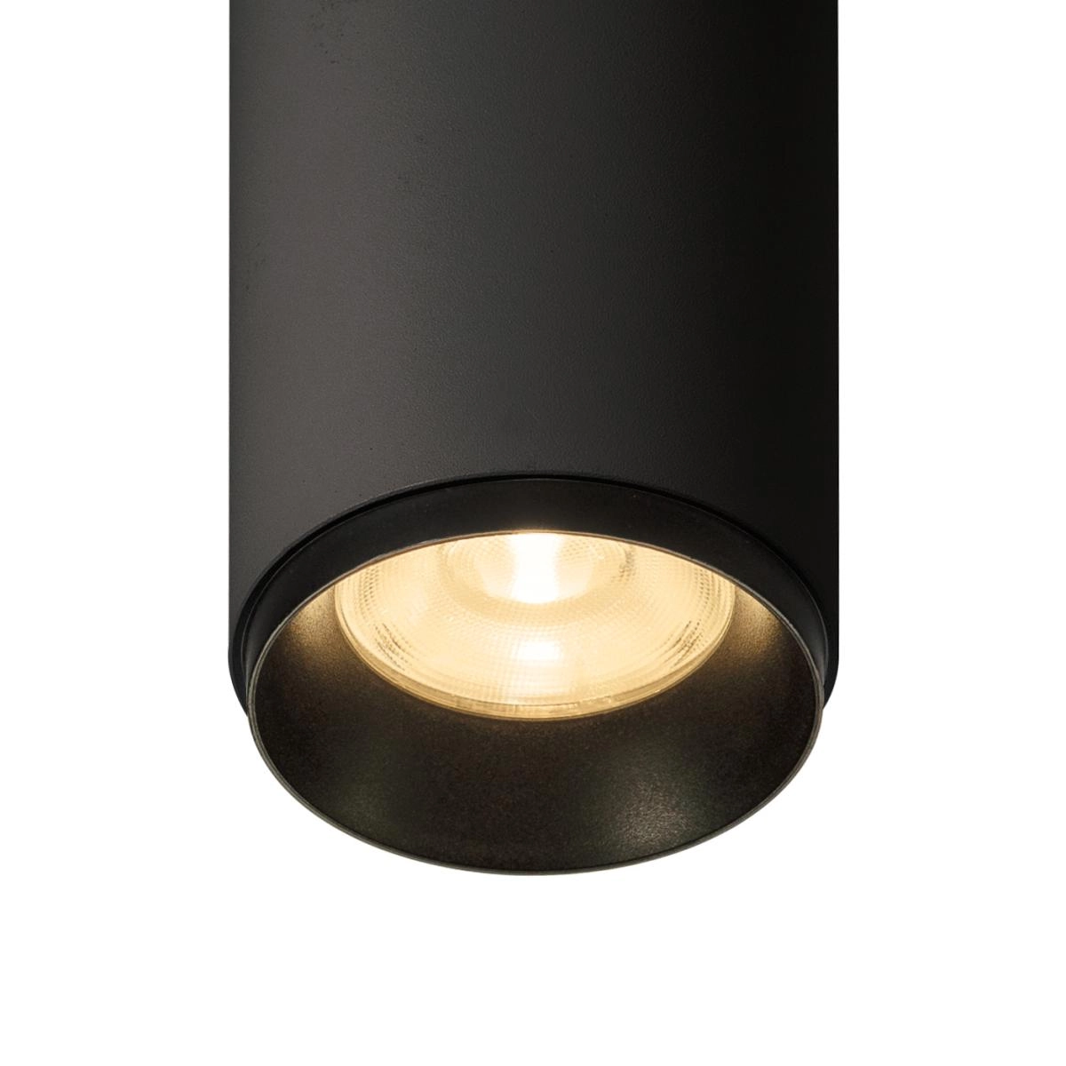Surface-mounted spot Numinos M cylinder black 2700K - 60deg SLV 4024163243704