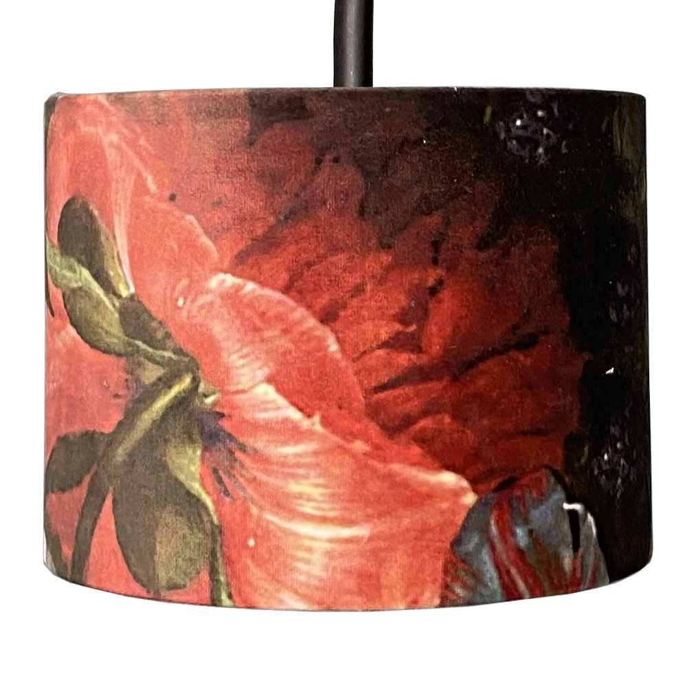 Black wall lamp Venus with Flower lampshade Masterlight 8718121251257