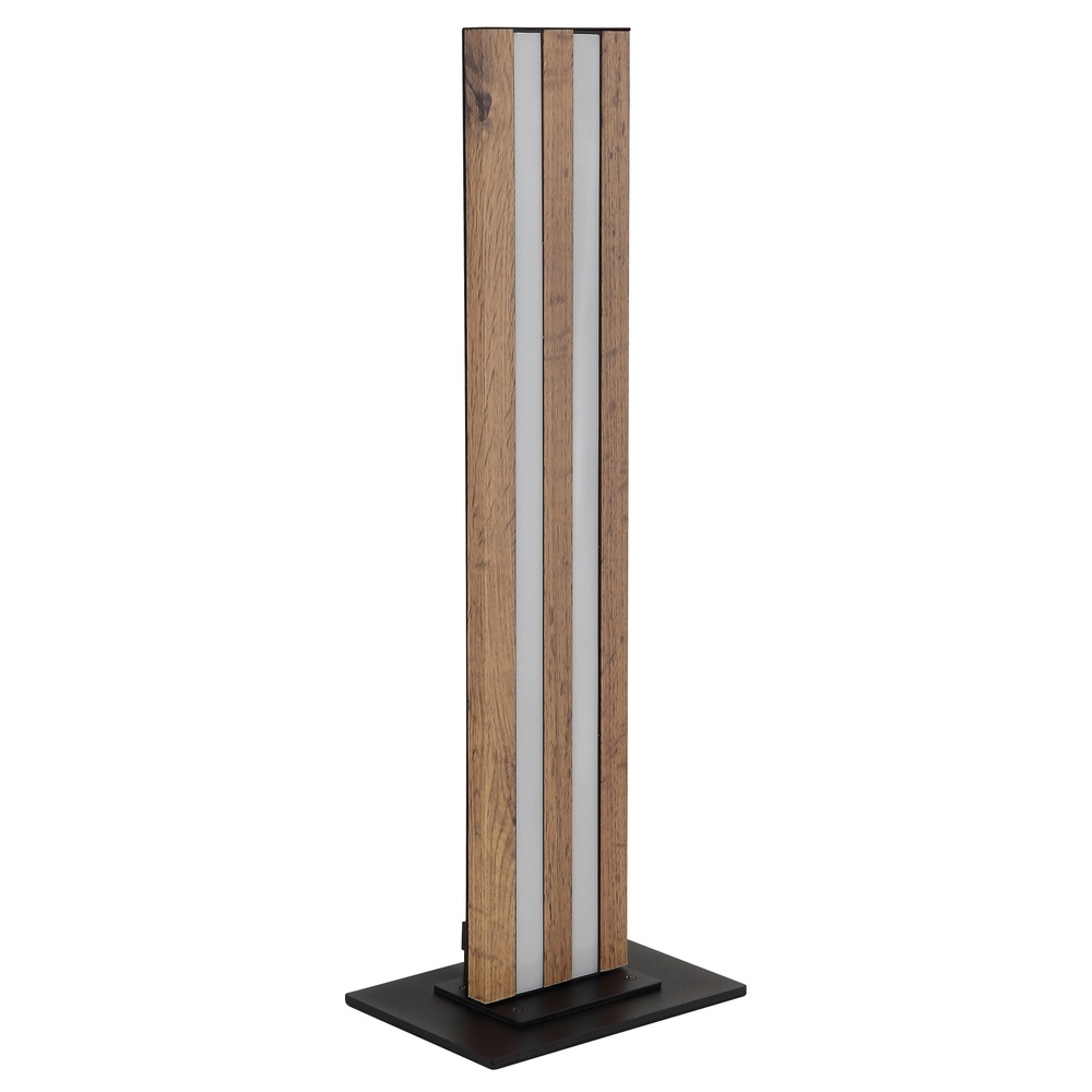 Table lamp Hayden black with wood Globo 9007371583584