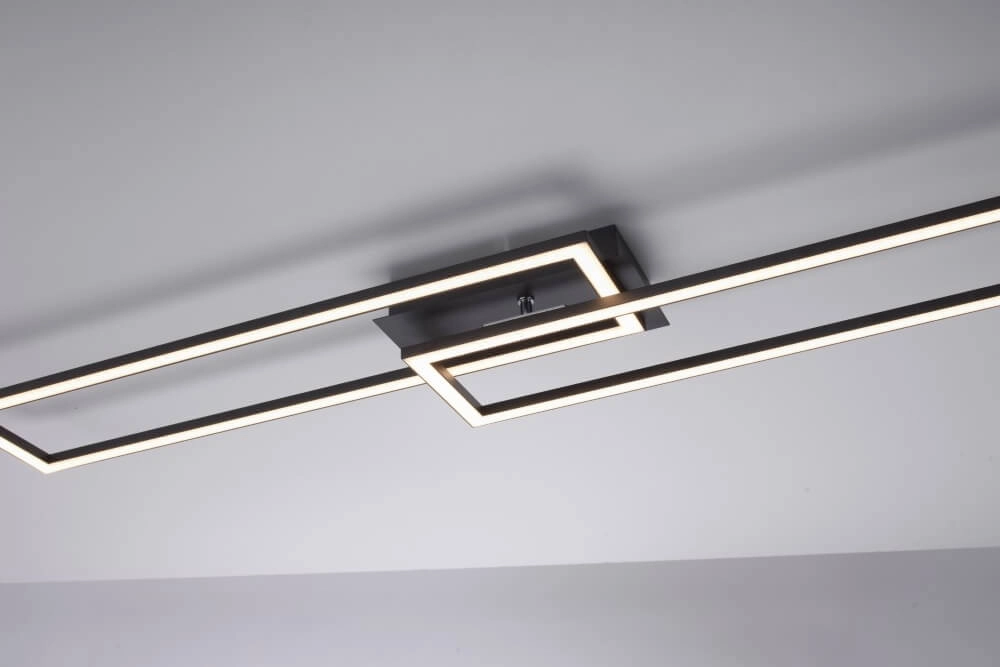 Black LED ceiling lamp Iven Paul Neuhaus 4043689981976