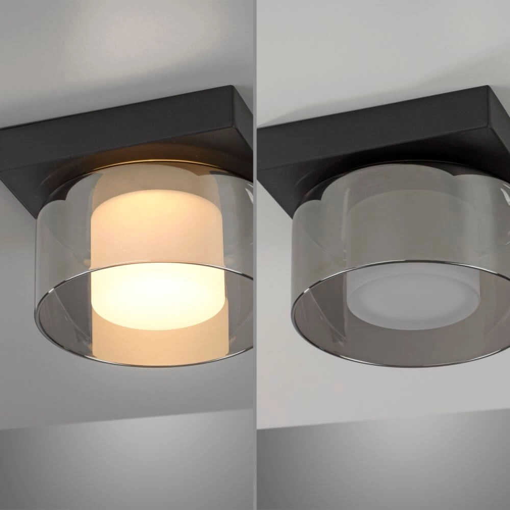 Black ceiling lamp Rika 1-light black Paul Neuhaus 4012248385012