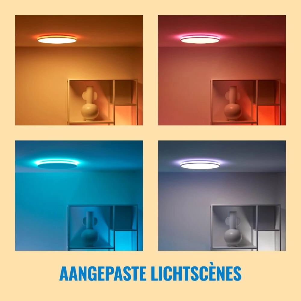 Smart ceiling light Rune Ø 40cm - white WiZ 8719514554276
