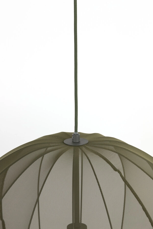 Green pendant lamp Plumeria Ø 50cm Light & Living 8717807651466