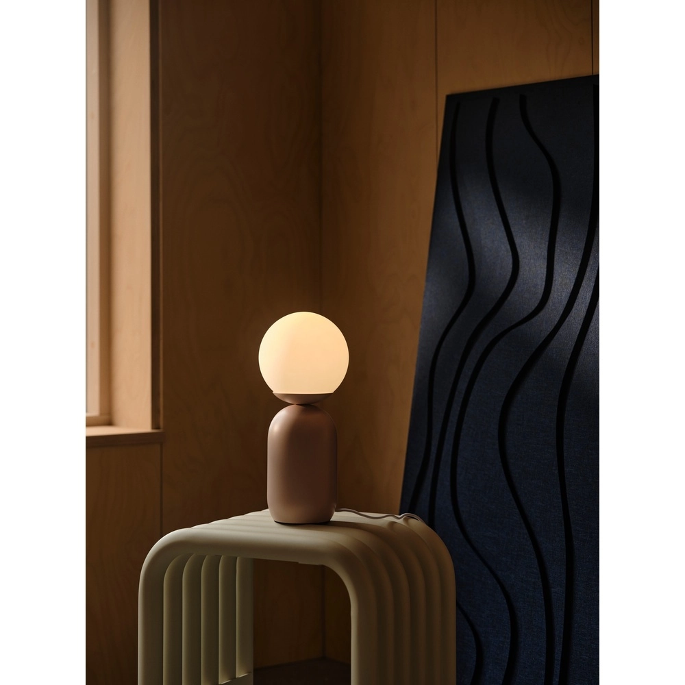 Danish Style Table Lamp Notti  Dusty rose