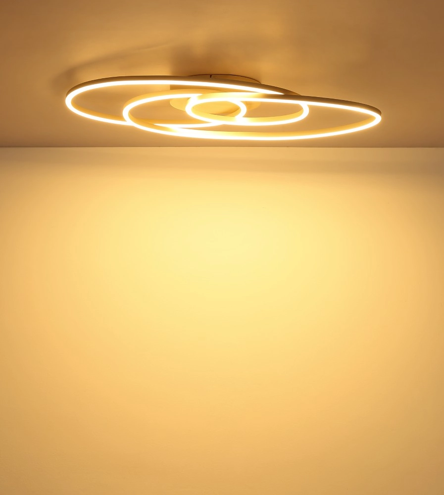 Design ceiling lamp Spira sand brown Globo 9007371593347