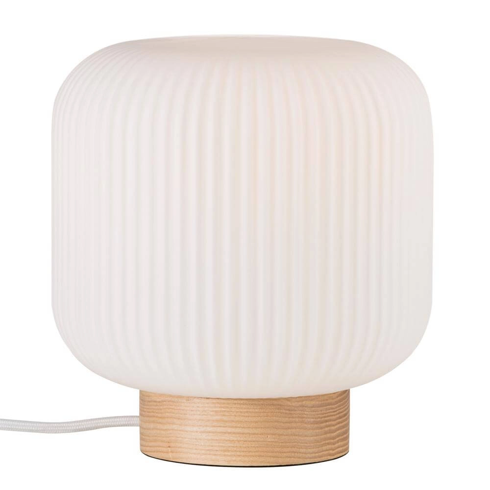 Table lamp Milford wood with white